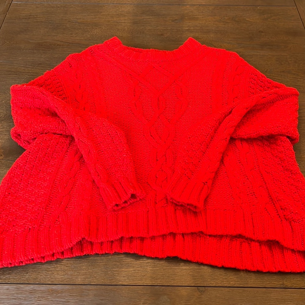 Aerie red thick sweater !